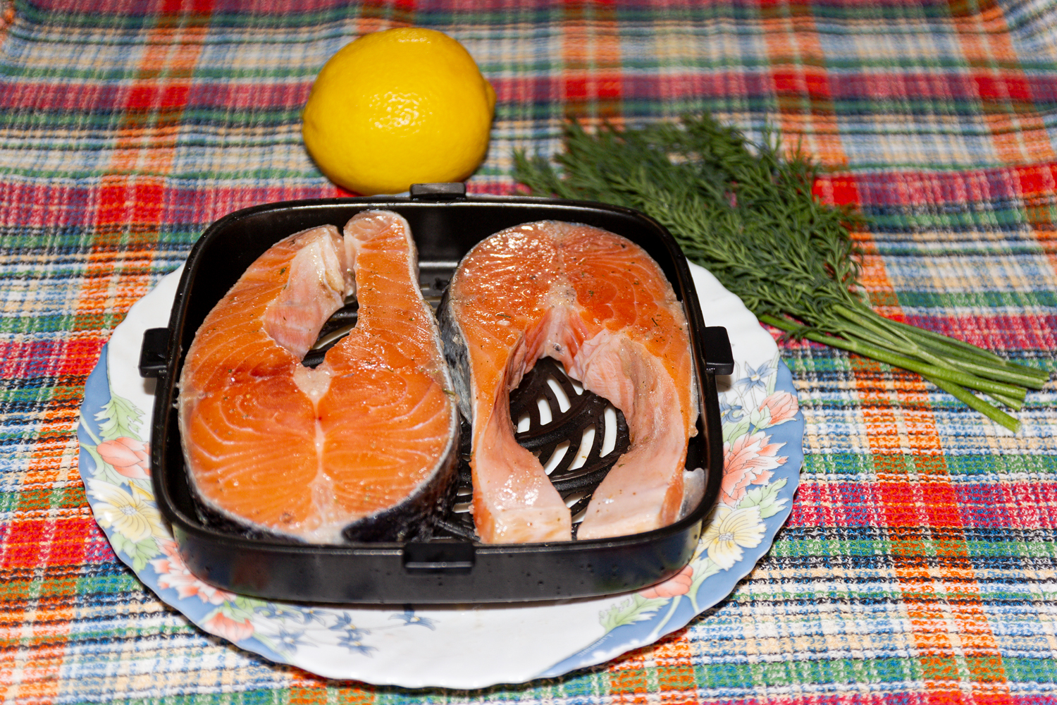 форель со специями в ваэрогриле по рецепту Запеченная форель