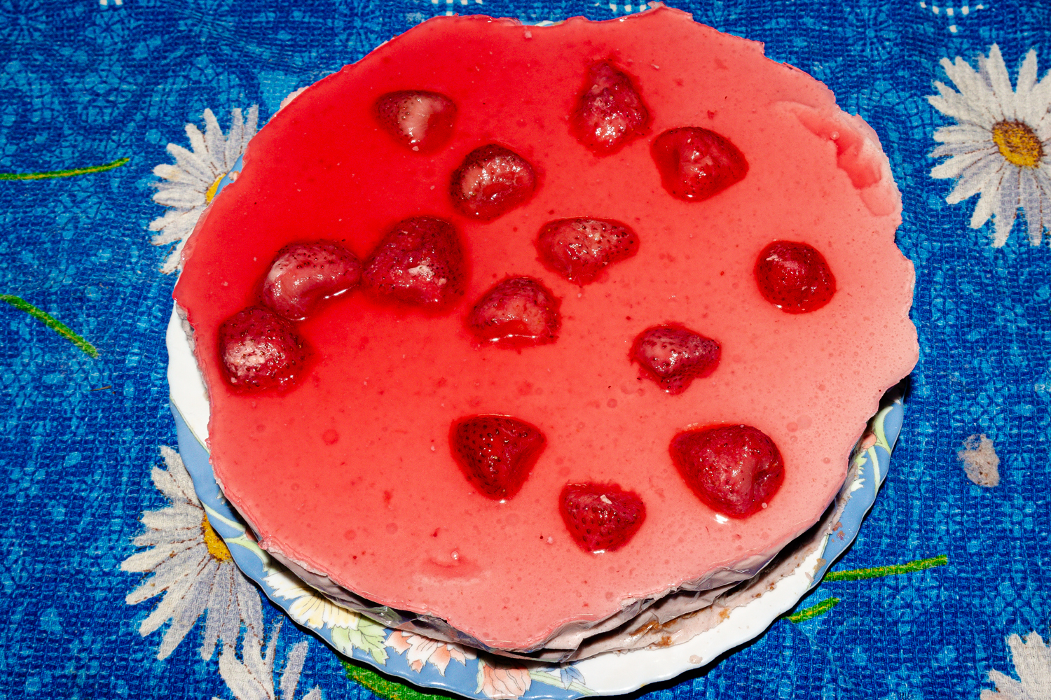 торт-мусс приготовленный по рецепту Клубничный торт-мусс готовый торт-мусс по рецепту Клубничный торт-мусс