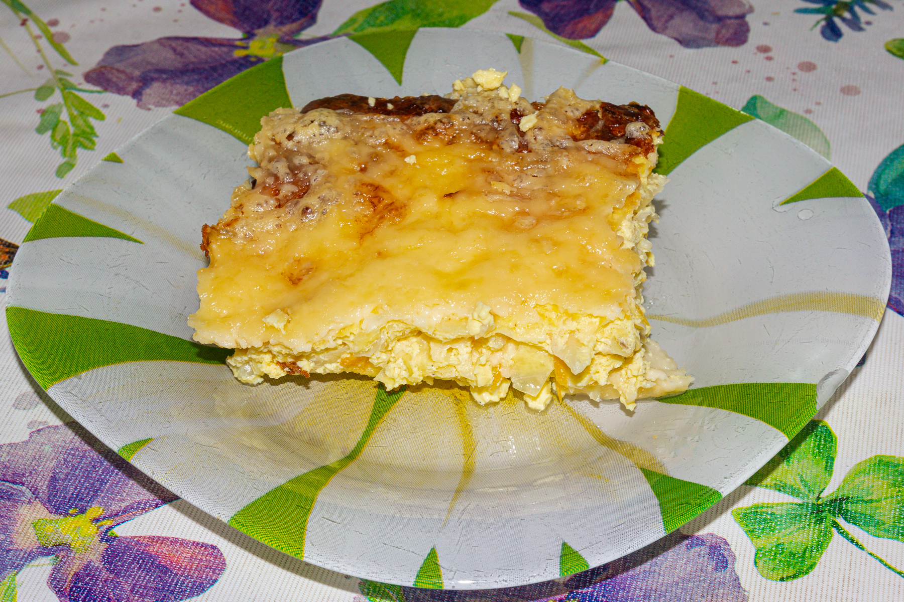 Капустная запеканка с сыром