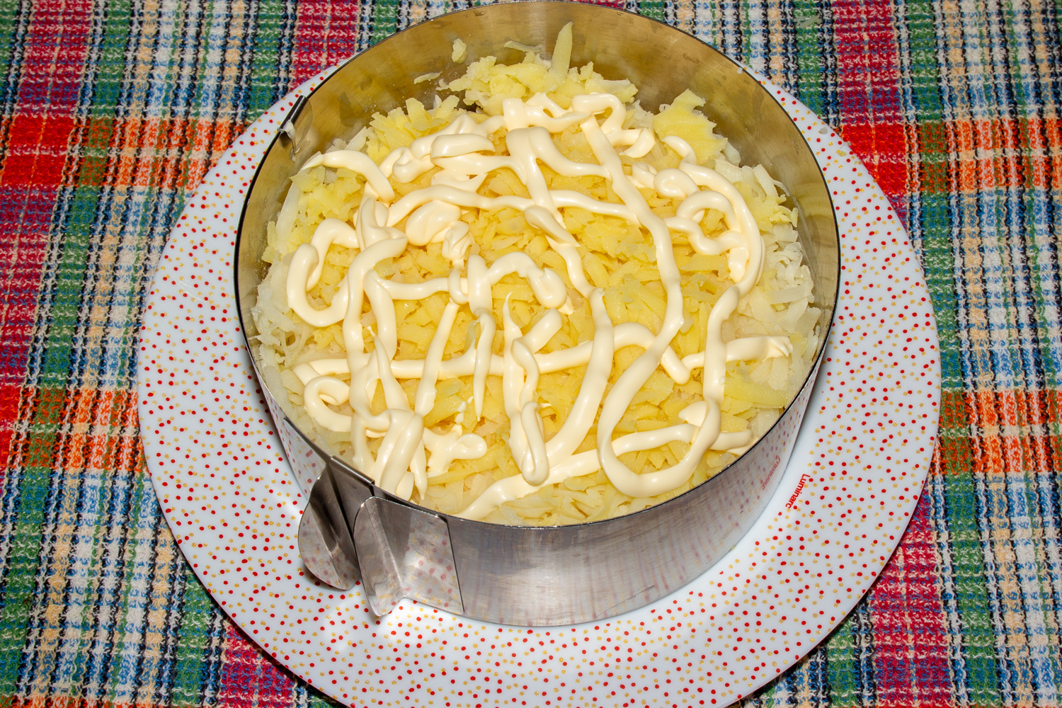 слой из картофеля по рецепту Сельдь под шубой (3)