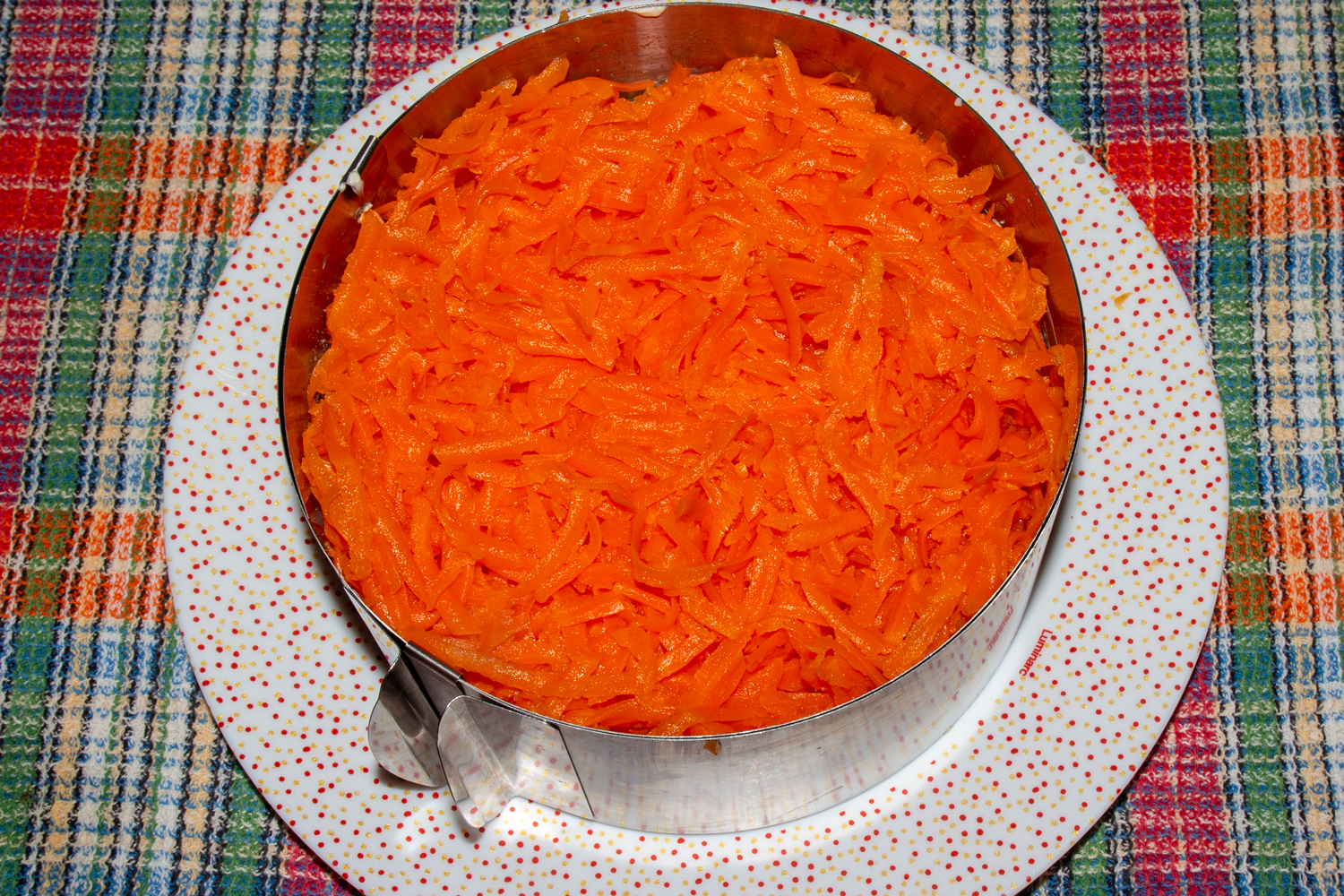 слой из моркови по рецепту Сельдь под шубой (3)