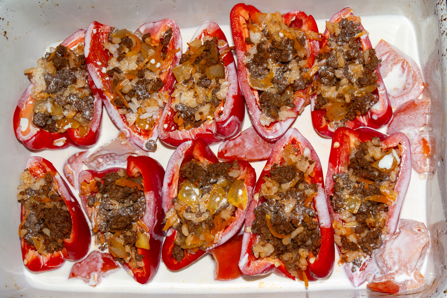 рецепты приготовьте по рецепту Перцы с фаршем в духовке готовые перцы по рецепту Перцы с фаршем в духовке