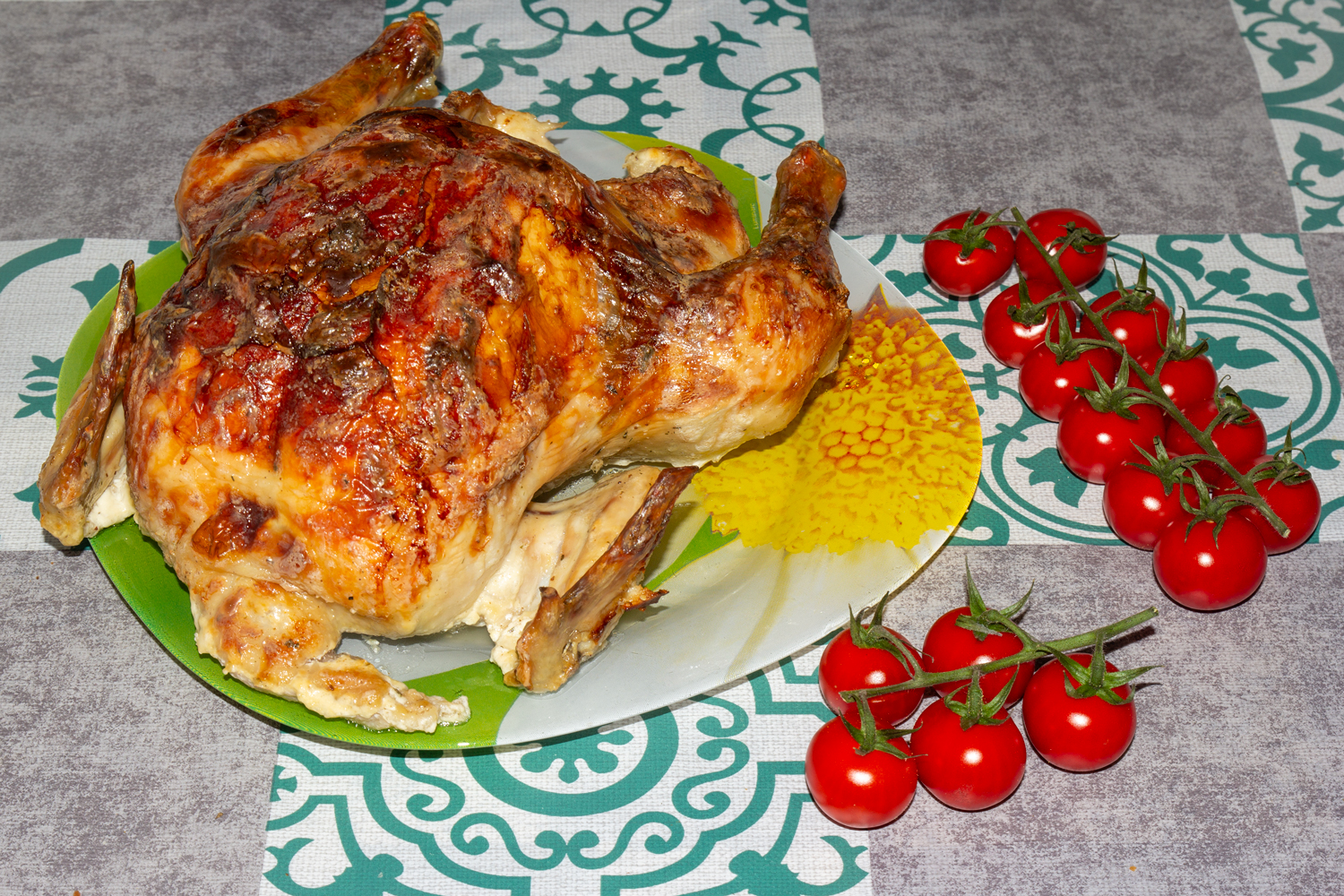 готовая курица по рецепту Курица, запеченная целиком