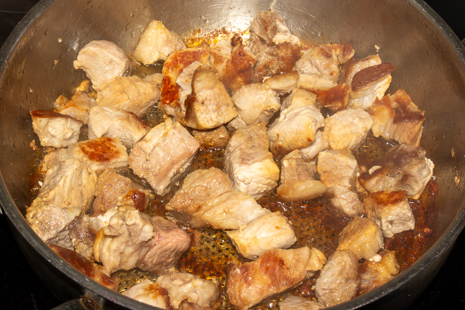 обжаренное мясо по рецепту Гречневая каша с мясом