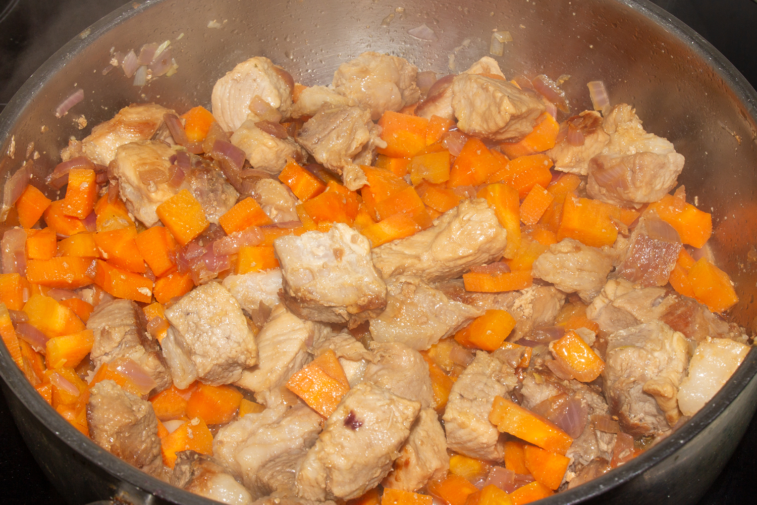 обжаренные овощи по рецепту Гречневая каша с мясом