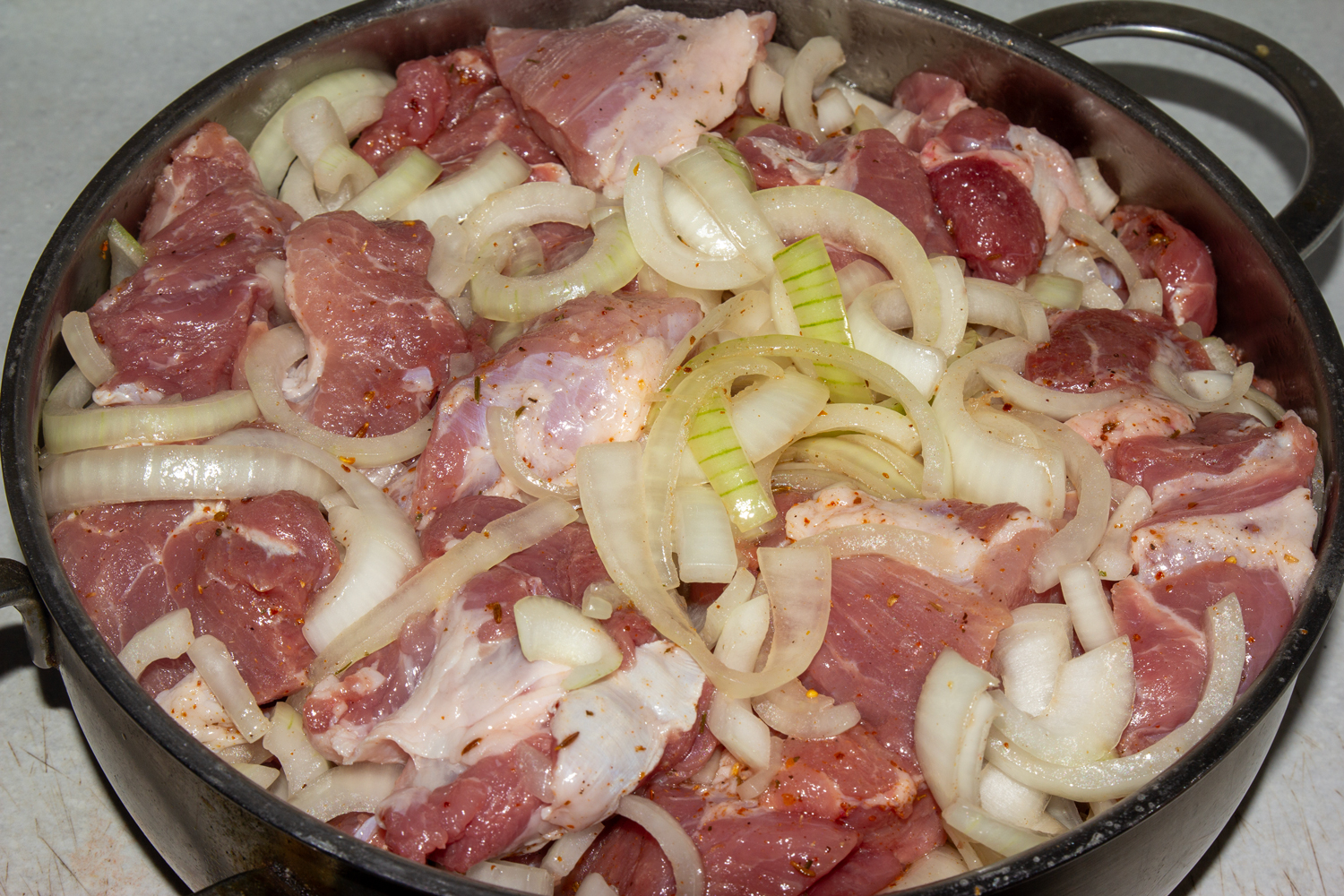 замаринованное мясо по рецепту Шашлык в аэрогриле