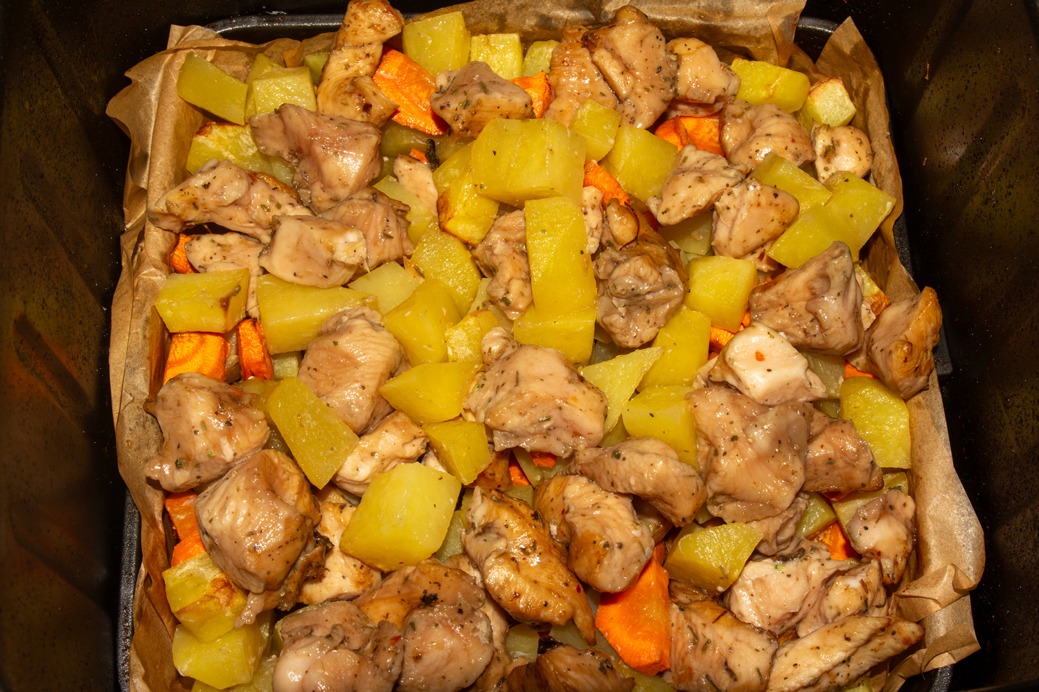 к овощам добавьте мясо по рецепту Куриное филе с овощами мясо с овощами по рецепту Куриное филе с овощами
