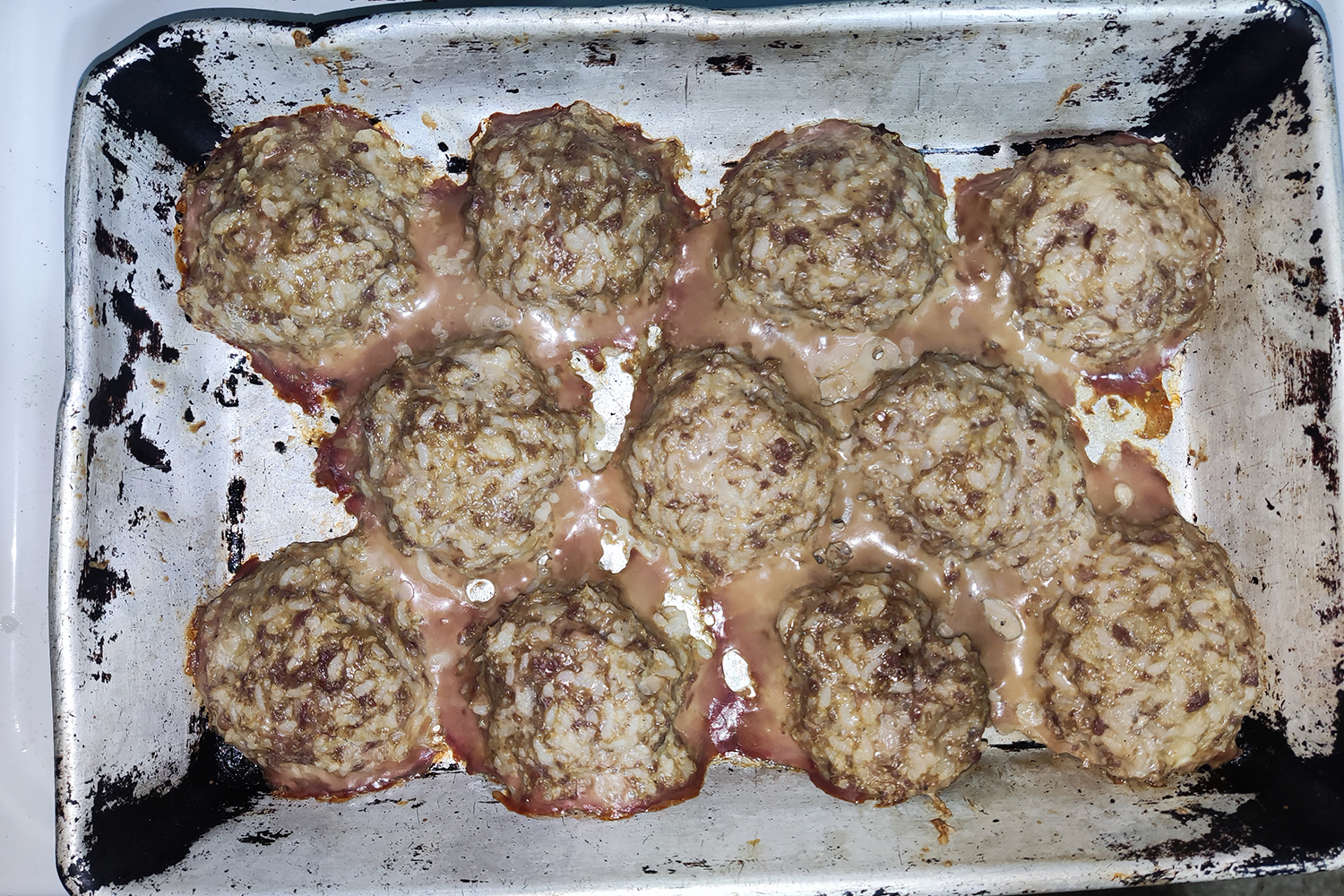 ежики приготовленные по рецепту Мясные Ежики готовые ежики по рецепту Мясные Ежики
