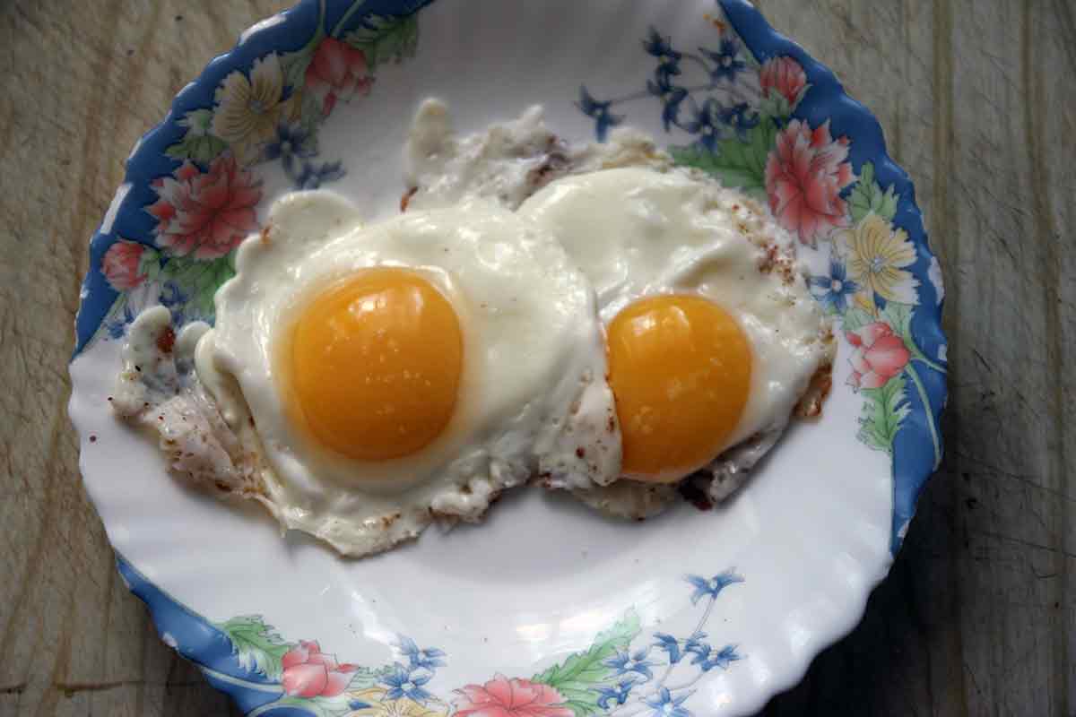 Яичница глазунья