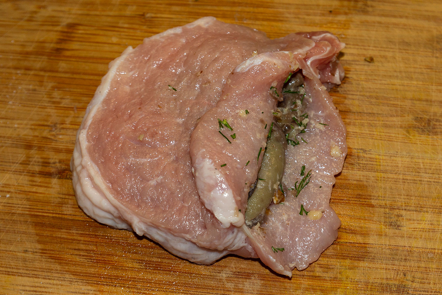 Начинённое мясо для свинины по-дворянски