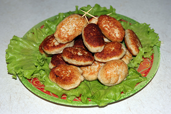 Фото к рецепту Куриные котлетки Куриные котлетки