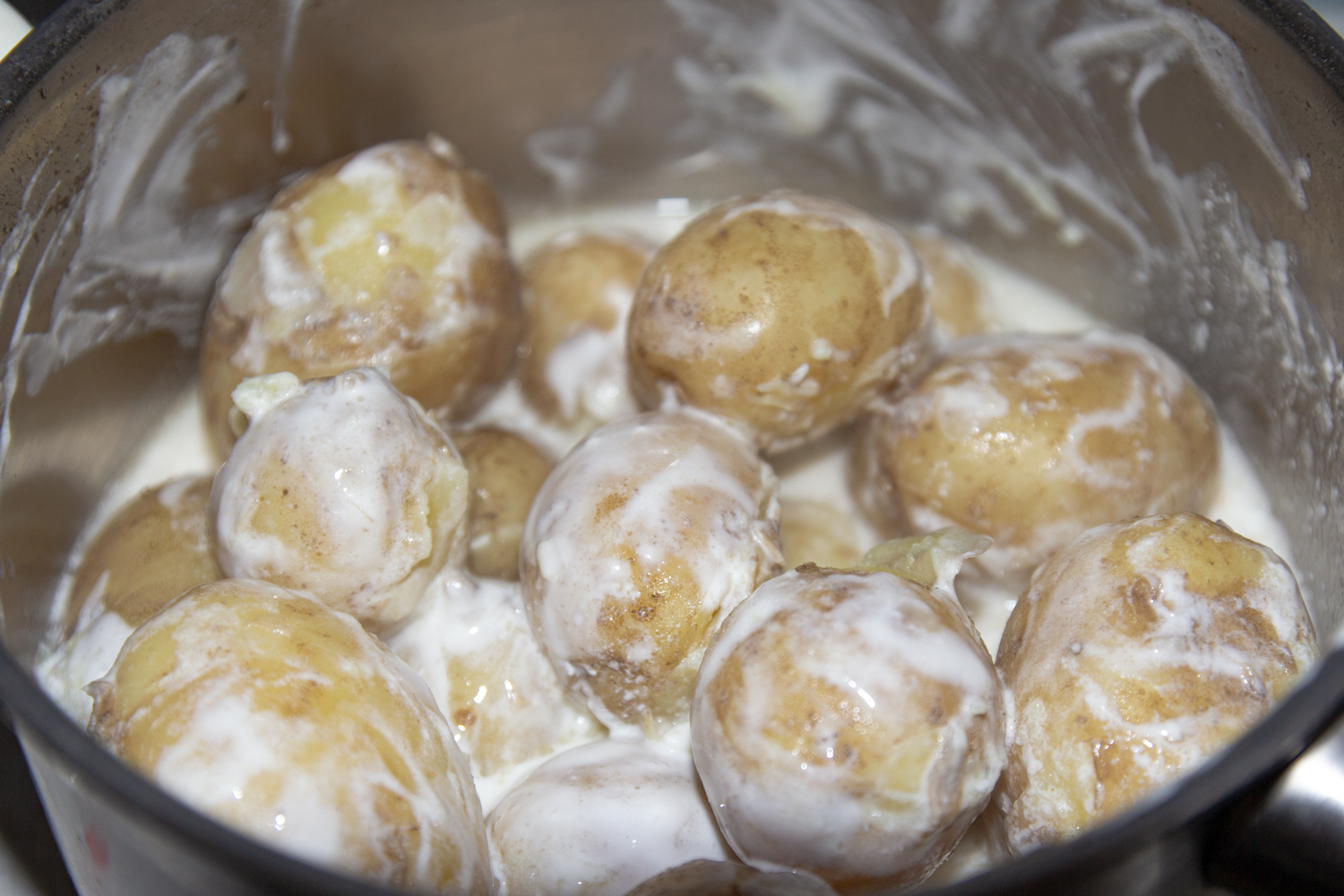 картофель со сметаной по рецепту