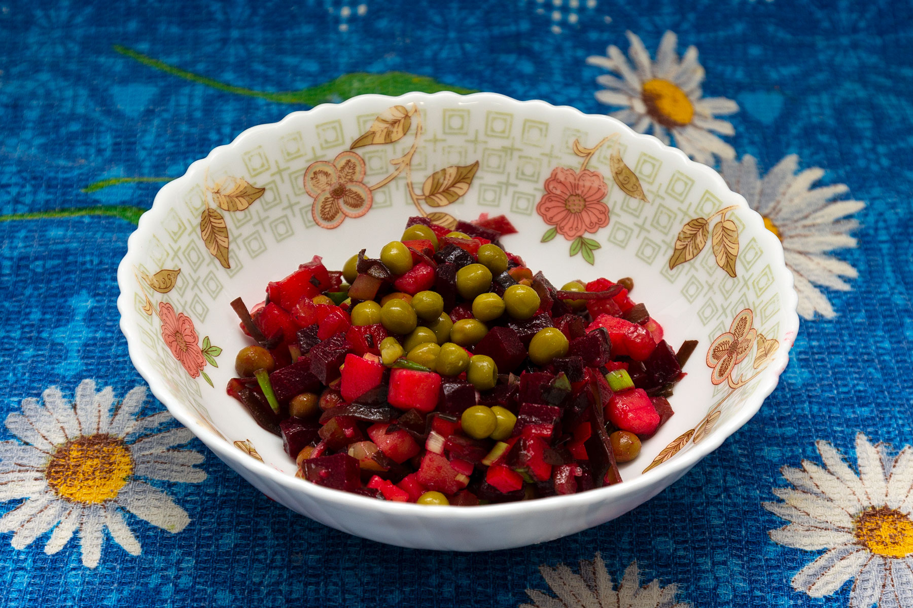 Винегрет с морской капустой