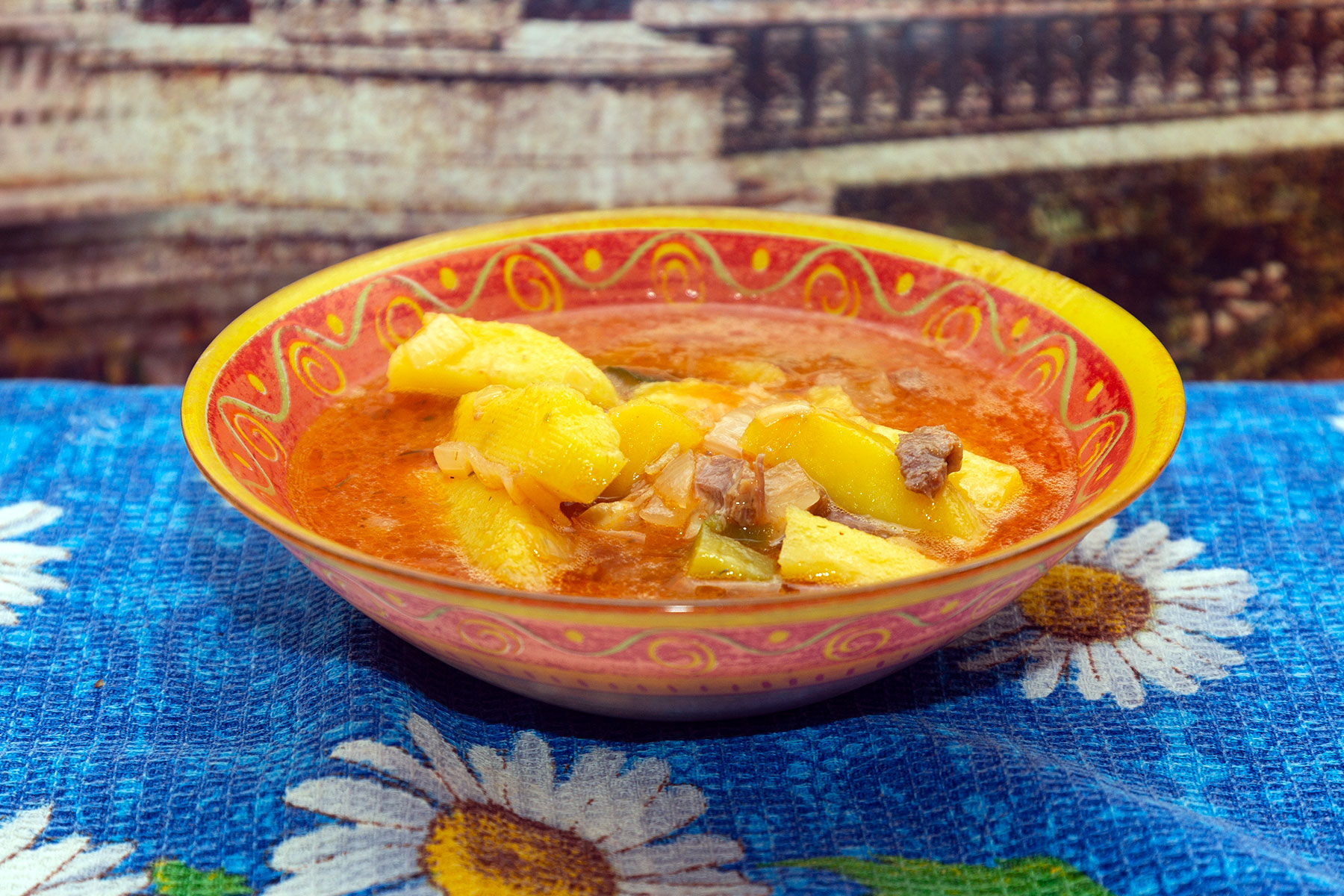 Азу из тушеной говядины