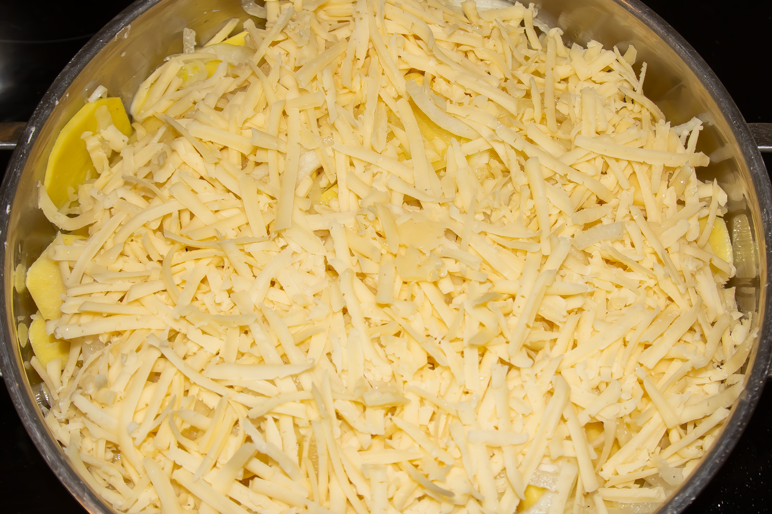 слой из сыра по рецепту Картошка по-лионски