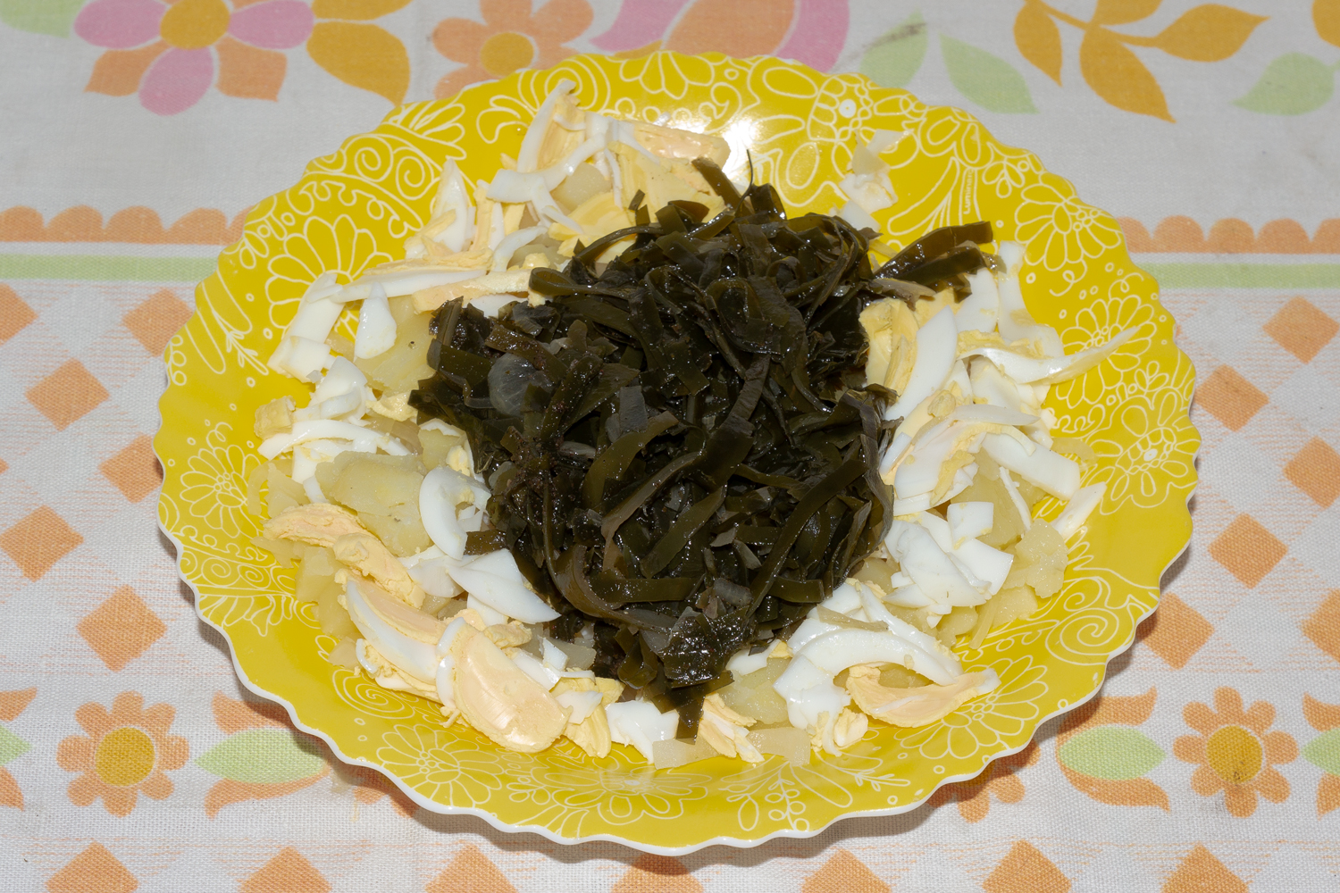 салат приготовленный по рецепту Салат из морской капусты (3)