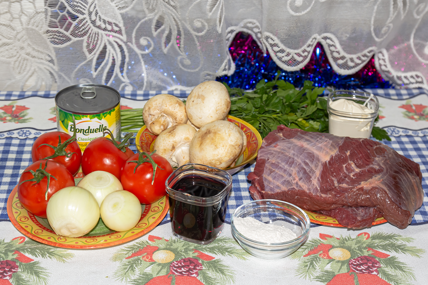 ингредиенты для рецепта Антрекот по-клужски продукты для рецепта Антрекот по-клужски