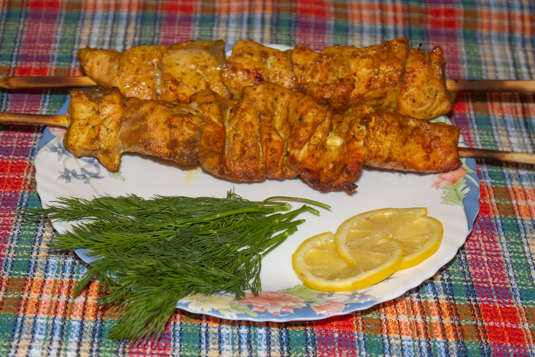 Шашлычок из семги