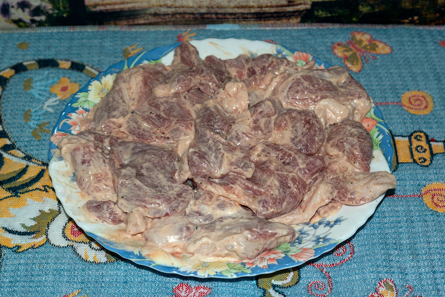 Замариновать мясо в маринаде по рецепту
