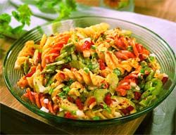 Дижонский салат из трехцветной пасты