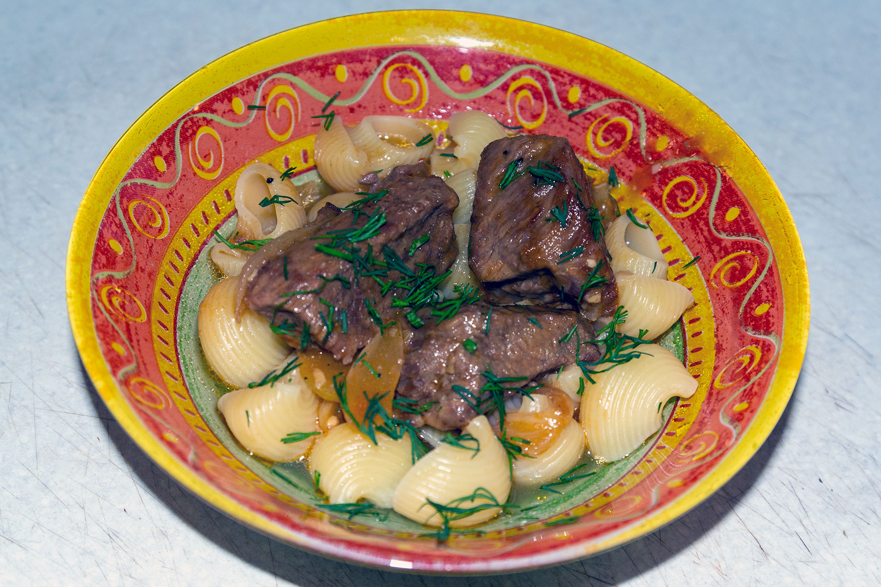 Говядина "Стифадо"