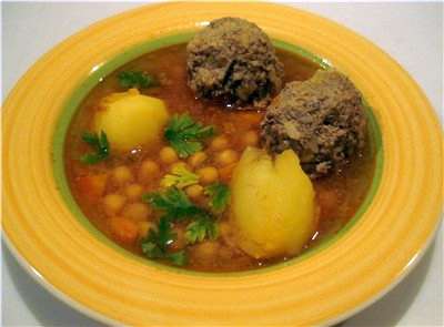 Бозбаш с бараниной