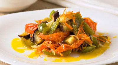 Соте из баклажанов