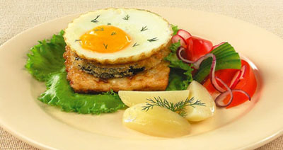 Фото к рецепту Бифштекс из баклажанов Бифштекс из баклажанов