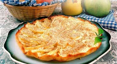 Быстрый яблочный пирог