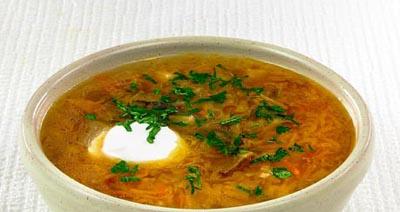 Фото к рецепту Щи из квашеной капусты с грибами (3) Щи из квашеной капусты с грибами (3)