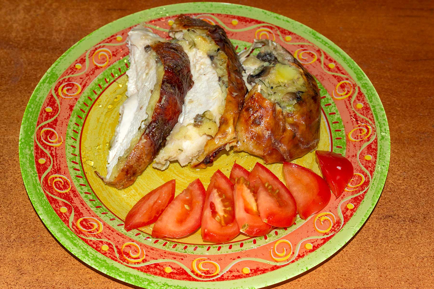 Запеченная курица