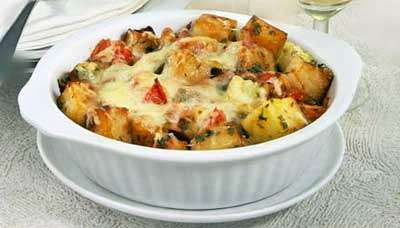 Рагу из овощей и сыра