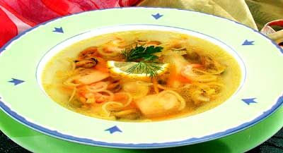 Фото к рецепту Рыбный суп по-зеландски Рыбный суп по-зеландски