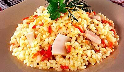 Фото к рецепту Плов из кальмаров (2) Плов из кальмаров (2)