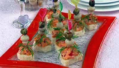 Овощные канапе