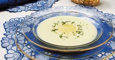 Охлаждённый лимонный суп