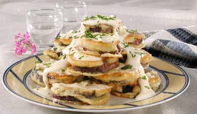 Торт из баклажанов