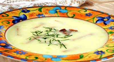 Суп-пюре с лисичками