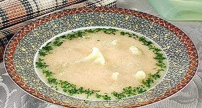 Суп томатный с цветной капустой