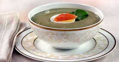 Суп-пюре щавелевый