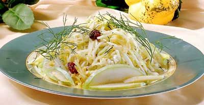 Салат из тыквы и яблок