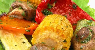 Овощи с грибами