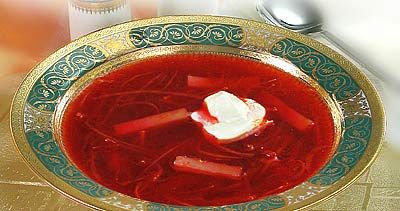 Фото к рецепту Борщ с капустой и картофелем Борщ с капустой и картофелем