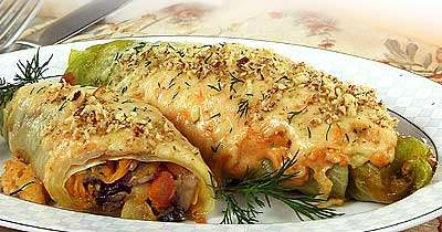 Рулетики капустные