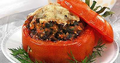 Помидоры, фаршированные грибами