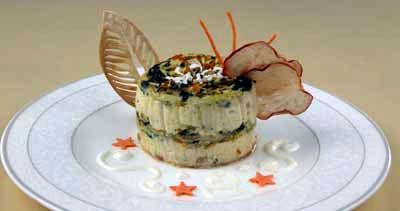 Запеканка из творога, овощей и фруктов