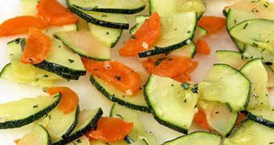 Салат из моркови с цуккини