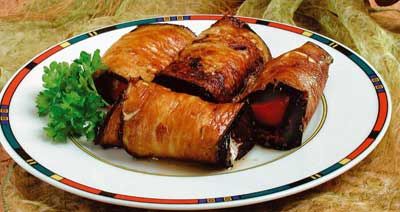 Баклажанные рулетики (2)