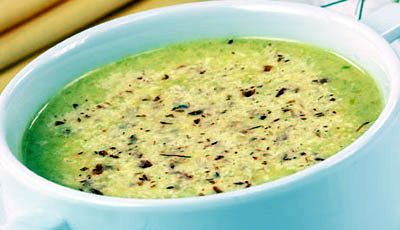 Суп-пюре с лесными орехами