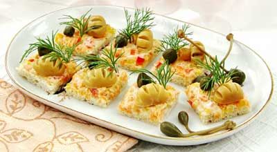 Фото к рецепту Канапе овощные Канапе овощные